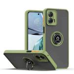 For Motorola Moto G 5G 2023 Q Shadow 1 Series TPU + PC Phone Case with Ring(Army Green)