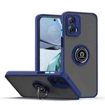 For Motorola Moto G 5G 2023 Q Shadow 1 Series TPU + PC Phone Case with Ring(Royal Blue)