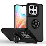 For Motorola Moto G Stylus 5G 2025 Q Shadow 1 Series TPU + PC Phone Case with Ring(Black+Black)