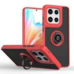 For Motorola Moto G Stylus 5G 2025 Q Shadow 1 Series TPU + PC Phone Case with Ring(Red)