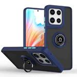 For Motorola Moto G Stylus 5G 2025 Q Shadow 1 Series TPU + PC Phone Case with Ring(Royal Blue)