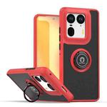 For Motorola Edge 50 Ultra Q Shadow 1 Series TPU + PC Phone Case with Ring(Red)