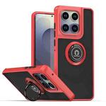 For Motorola Edge 60 Pro Q Shadow 1 Series TPU + PC Phone Case with Ring(Red)