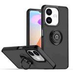 For OPPO A5 Pro 5G Global Q Shadow 1 Series TPU + PC Phone Case with Ring(Black+Black)