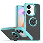 For OPPO A5 Pro 5G Global Q Shadow 1 Series TPU + PC Phone Case with Ring(Sky Blue)