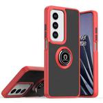 For OPPO A3 Pro 5G / A3 5G / A80 5G Q Shadow 1 Series TPU + PC Phone Case with Ring(Red)