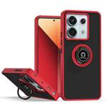 For Xiaomi Redmi Note 13 Pro 5G Q Shadow 1 Series TPU + PC Phone Case with Ring(Red)