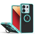 For Xiaomi Redmi Note 13 Pro 5G Q Shadow 1 Series TPU + PC Phone Case with Ring(Sky Blue)