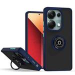 For Xiaomi Redmi Note 13 Pro 4G Q Shadow 1 Series TPU + PC Phone Case with Ring(Royal Blue)