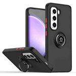 For Infinix Hot 50 Pro 4G Q Shadow 1 Series TPU + PC Phone Case with Ring(Black+Red)