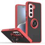 For Infinix Hot 50 Pro 4G Q Shadow 1 Series TPU + PC Phone Case with Ring(Red)