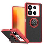 For Infinix Note 40 4G Q Shadow 1 Series TPU + PC Phone Case with Ring(Red)