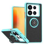 For Infinix Note 40 4G Q Shadow 1 Series TPU + PC Phone Case with Ring(Sky Blue)