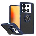 For Infinix Note 40 4G Q Shadow 1 Series TPU + PC Phone Case with Ring(Royal Blue)