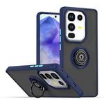 For Infinix Note 50 Pro 4G Q Shadow 1 Series TPU + PC Phone Case with Ring(Royal Blue)