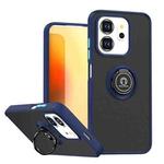 For Infinix Smart 9 / Hot 50i Q Shadow 1 Series TPU + PC Phone Case with Ring(Royal Blue)