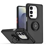 For Infinix Note 50 Pro+ Q Shadow 1 Series TPU + PC Phone Case with Ring(Black+Red)