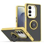 For Infinix Note 50 Pro+ Q Shadow 1 Series TPU + PC Phone Case with Ring(Yellow)