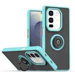 For Infinix Note 50 Pro+ Q Shadow 1 Series TPU + PC Phone Case with Ring(Sky Blue)