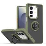 For Infinix Note 50 Pro+ Q Shadow 1 Series TPU + PC Phone Case with Ring(Army Green)