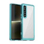 For Sony Xperia 1 VI Colorful Series Acrylic Hybrid TPU Phone Case(Transparent Blue)