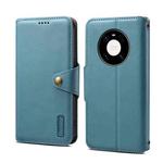 For Huawei Mate 40 Pro Denior Cowhide Texture Wallet Style Leather Phone Case(Blue)