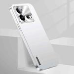 For vivo iQOO Neo 8 Pro Streamer Series Micro Frosted Metal Paint PC Phone Case(Silver)