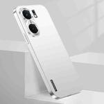 For vivo iQOO Neo 9 Streamer Series Micro Frosted Metal Paint PC Phone Case(Silver)