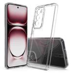 For OPPO Reno12 5G Global Scratchproof Acrylic TPU Phone Case(Transparent)