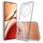 For OPPO Reno12 F 4G / 5G Scratchproof Acrylic TPU Phone Case(Transparent)