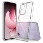 For OPPO Reno13 F 4G / 5G Scratchproof Acrylic TPU Phone Case(Transparent)