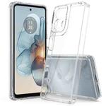 For Motorola Moto E14 4G Scratchproof Acrylic TPU Phone Case(Transparent)