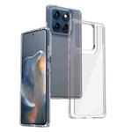 For Motorola Edge 60 Fusion Scratchproof Acrylic TPU Phone Case(Transparent)