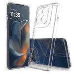 For Motorola Edge 60 Pro Scratchproof Acrylic TPU Phone Case(Transparent)