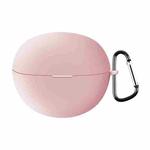 For Huawei FreeClip Earphone Liquid Silicone Protective Case(Pink)