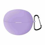 For Huawei FreeClip Earphone Liquid Silicone Protective Case(Purple)