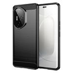 For Honor 300 Pro Carbon Fiber Brushed Texture TPU Phone Case(Black)