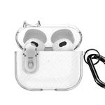 For AirPods 3 DUX DUCIS PECK Series Split Transparent Carbon Fiber Earphone Case(Transparent)