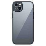 For iPhone 14 Armor Precise Hole PC Hybrid TPU Phone Case(Transparent)