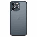 For iPhone 11 Pro Armor Precise Hole PC Hybrid TPU Phone Case(Black)