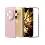For OPPO Find N3 PC Frosted Texture Diamond Paint Shockproof Phone Case(Pink)