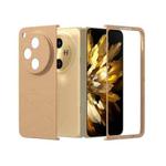 For OPPO Find N3 PC Frosted Texture Diamond Paint Shockproof Phone Case(Brown)