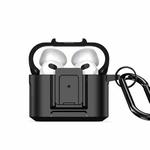For AirPods 3 DUX DUCIS PECH Series Earbuds Box Protective Case(Black)