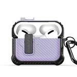 For AirPods Pro 2 DUX DUCIS PECI Series Earbuds Box Protective Case(Purple)