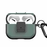 For AirPods Pro 2 DUX DUCIS PECJ Series Earbuds Box Protective Case(Blackish Green)