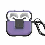 For AirPods 3 DUX DUCIS PECJ Series Earbuds Box Protective Case(Purple)