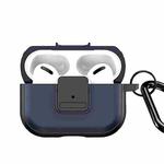 For AirPods Pro DUX DUCIS PECJ Series Earbuds Box Protective Case(Dark Blue)