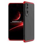 For Honor 90 5G GKK Three Stage Splicing Full Coverage PC Phone Case(Black Red)