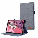 For Lenovo Legion Y700 Gen 4 2025 Fabric Texture Horizontal Flip Leather Tablet Case(Blue)
