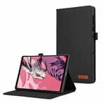For Lenovo Legion Y700 Gen 4 2025 Fabric Texture Horizontal Flip Leather Tablet Case(Black)